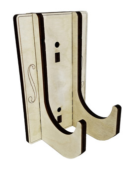 Adjustable Wall Hanger Mount Kit for Cigar Box Guitars - Handles most tuner alignments!