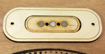 2pc. "Electric Delta" Pickup Rings - Style 2 - fits both the 3 and 4-string models!