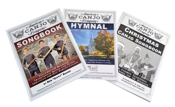 Canjo Songbook Bundle - 3 books of Folk, Hymns & Spirituals, Americana, Old-Time & More!