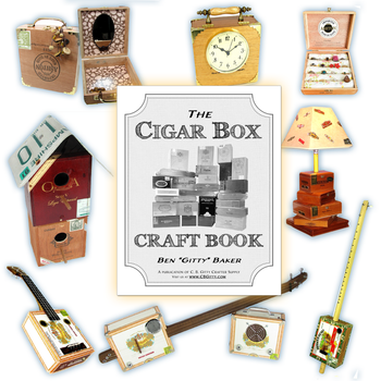 Cigar Box DIY Crafting Kit - Ten (10) Cigar Boxes and 60-page How-to Guide