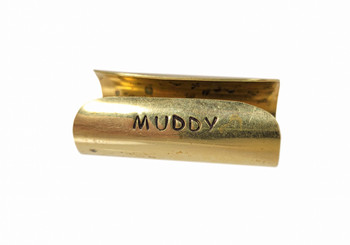 The MUDDY Slide - 2-inch Adjustable Brass Cigar Box Guitar Slide - Hand-crafted in the USA