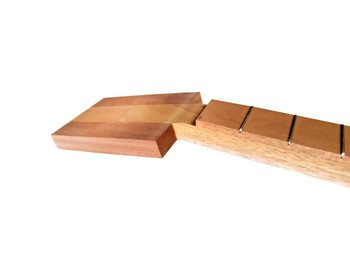 Premium Fretted Cigar Box Guitar Neck - Genuine Mahogany Premium Fretted Cigar Box Guitar Neck - Genuine Mahogany