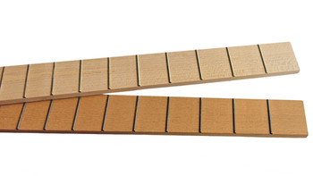 Valu-Craft JUMBO FRET "Scalloped" Cigar Box Guitar Fretboards - 25-inch scale