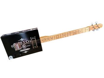 Kristoff 20th Anniversary - Premium 4-string Electric Cigar Box Guitar by Deke - GDGB