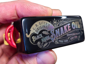 Special Edition "Black Mamba" Snake Oil Humbucker - Laser-engraved