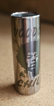 Jimi Hendrix Tribute "Voodoo Child" 2.75-inch Engraved Stainless Guitar slide