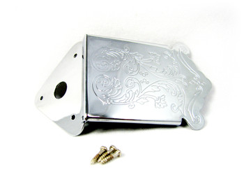 Chrome Mandolin/Cigar Box Guitar Tailpiece