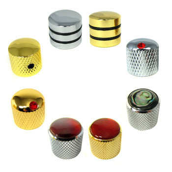 Specialty Dome Guitar Volume & Tone Knobs - Choose from Nine Varieties