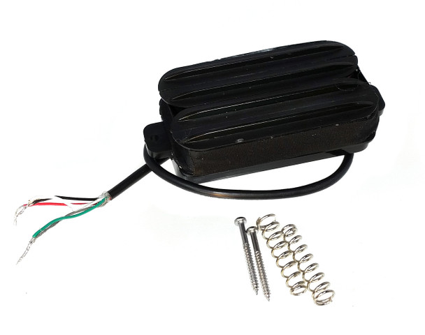 "Dual Rail" Black Humbucker by Foundry-Tone - as featured on GuitarWorld.com!