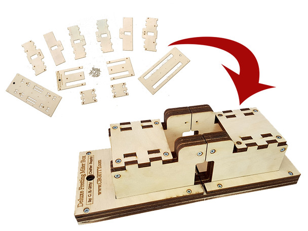 Deluxe Fretting Miter Box KIT - Cut Perfect Fret Slots in Necks and Fretboards!