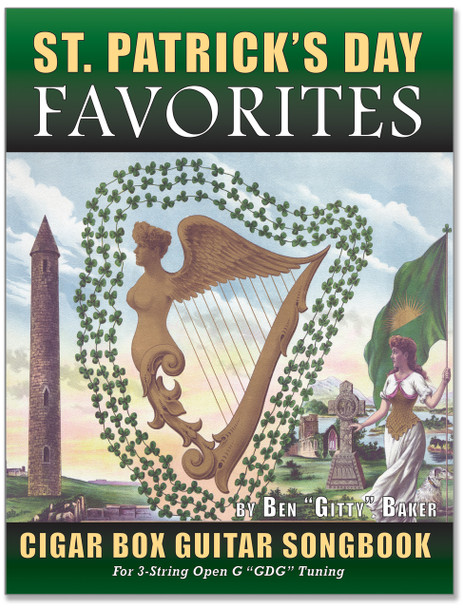 St. Patrick's Day Favorites - 136-page Irish Songbook for Cigar Box Guitar - 35 songs!