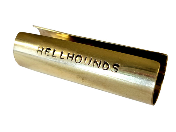 The HELLHOUNDS Slide (Full-Size) - 2 3/4" Adjustable Brass 6-string Guitar Slide - Hand-crafted in the USA