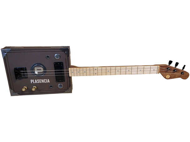 Plasencia Safari - Premium 3-string Electric Cigar Box Guitar by Deke (GDG)