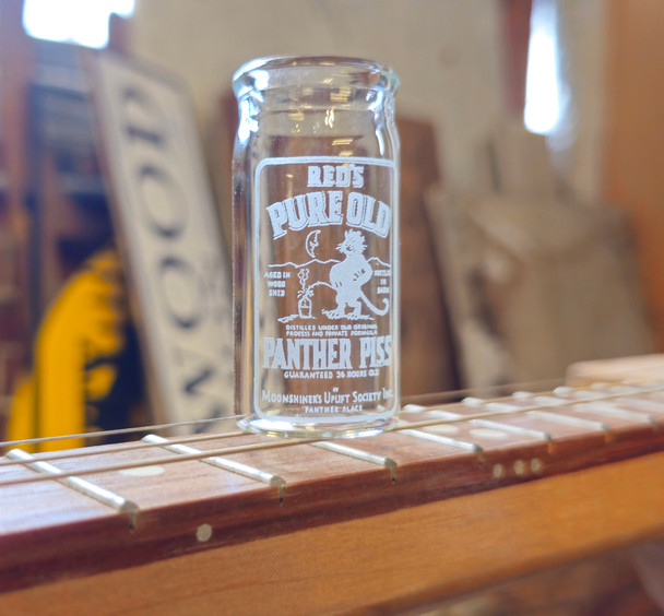 "Pure Old Panther Piss" Custom-engraved 2 1/4-inch Medicine Vial Slide