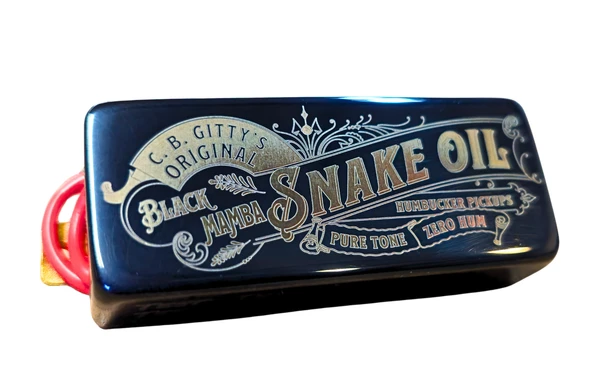 Special Edition "Black Mamba" Snake Oil Humbucker - Laser-engraved