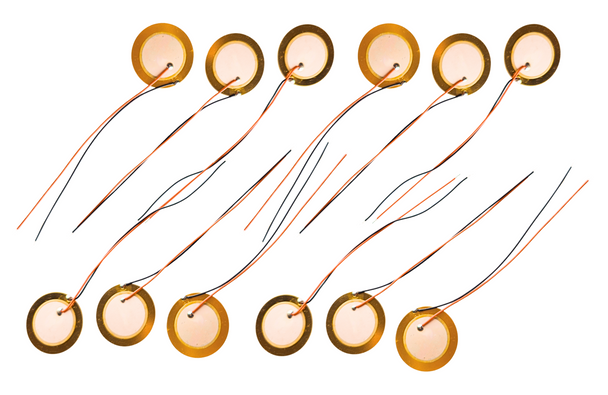27mm Piezos Elements with Leads - Choose Pack Size
