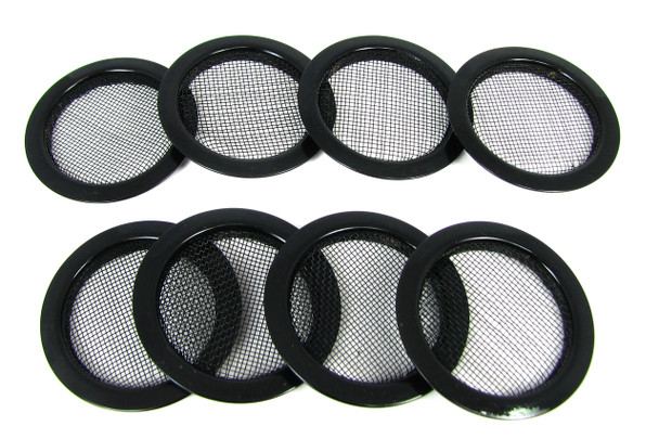 8pc. Black Screened Sound Hole Inserts