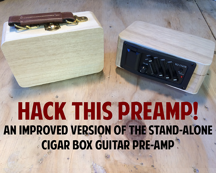 FUTURE　Active Para Box TA.effects Improved Stand Alone Pre-Amp Hack - Use tiny craft store box