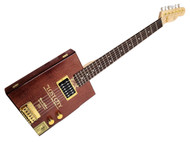 Fuente Lost City - Premium 6-string Electric Cigar Box Guitar by Deke (EADGBE)
