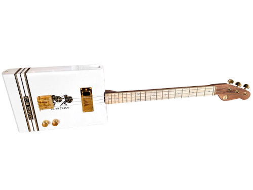 El Enemigo - Premium 3-string Electric Cigar Box Guitar by Deke