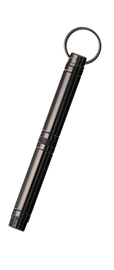 Black Anodized Backpacker Space Pen  in closed position for storage BP/B Black Anodized Backpacker Space Pen  in closed position for storage BP/B