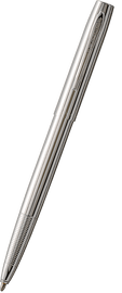 Chrome Cap-O-Matic Space Pen with view of clip M4C Chrome Cap-O-Matic Space Pen with view of clip M4C
