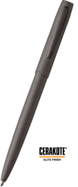 Tungsten Cerakote Capomatic Space Pen with clip showing up M4H-237 Tungsten Cerakote Capomatic Space Pen with clip showing up M4H-237