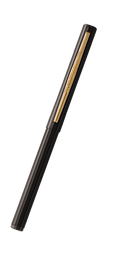 Black Stowaway Space Pen with Clip in a closed position  SWYC-Black Black Stowaway Space Pen with Clip in a closed position  SWYC-Black