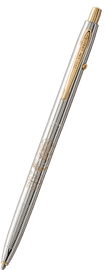 COMMEMORATIVE EDITION SHUTTLE SPACE PEN andCOIN with top view of clip. CH4-CES COMMEMORATIVE EDITION SHUTTLE SPACE PEN andCOIN with top view of clip. CH4-CES