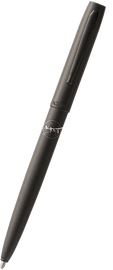 Matte Black Cap-O-Matic Space Pen with NASA Meatball logo imprinted on barrel front Matte Black Cap-O-Matic Space Pen with NASA Meatball logo imprinted on barrel front