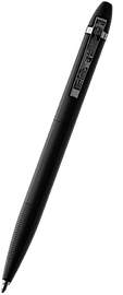 Satin Black  Twist Action Space Pen Top View
