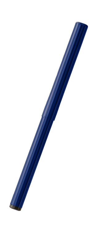 Blue Stowaway Space Pen in a closed position  SWY-Blue