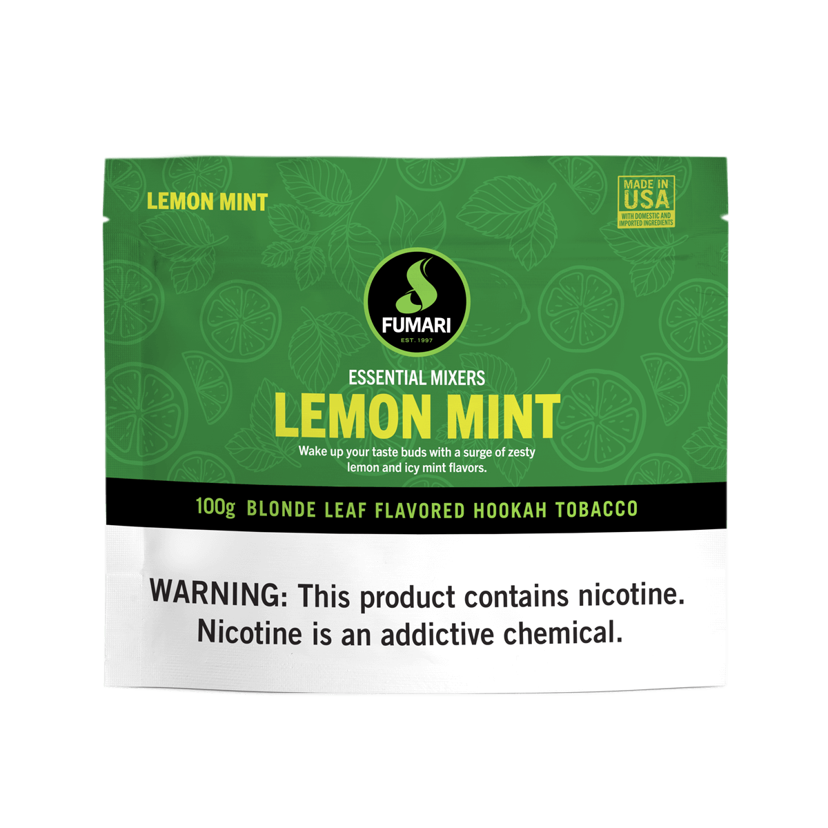 Buy Lemon Mint Hookah Tobacco Flavor Online | Any 3 100g pouches