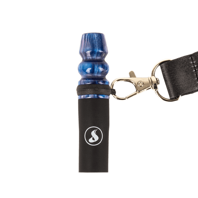 Silicone Mouth Tip with Lanyard - Blue Silicone Mouth Tip with Lanyard - Blue