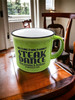 Steak Dance Campfire Ceramic Mug 15oz. Green