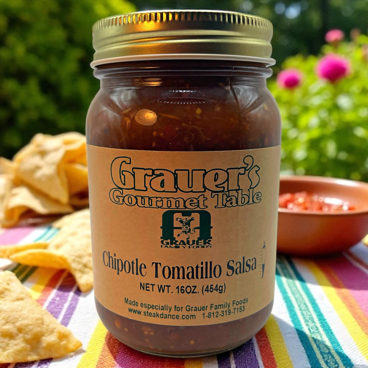Grauer's Gourmet Table Chipotle Tomatillo Salsa