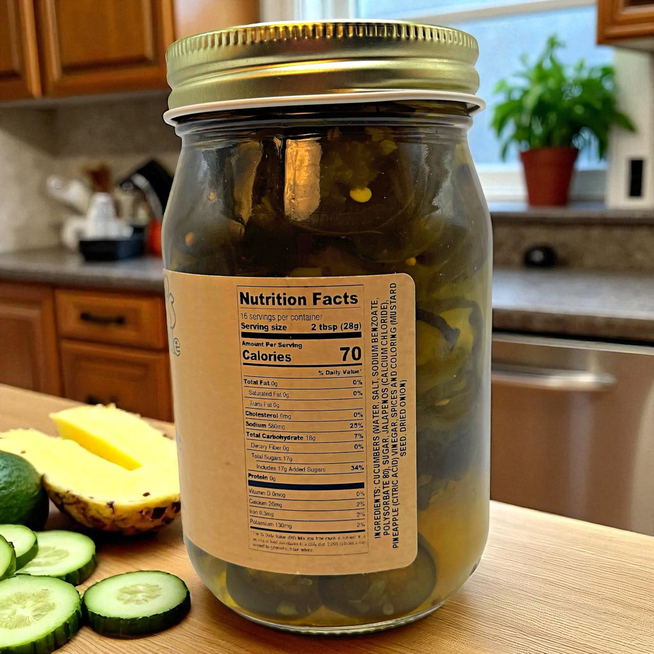 TEMPORARILY OUT OF STOCK Grauer's Gourmet Table Pineapple Sweet Fire Pickles