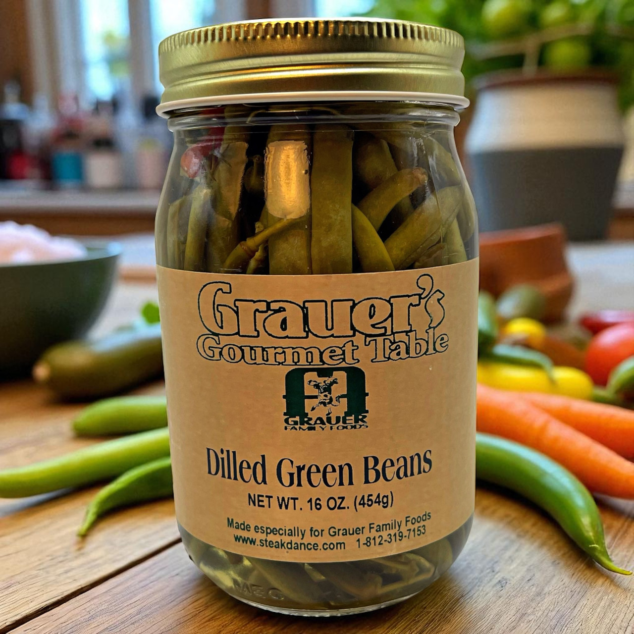 TEMPORARILY OUT OF STOCK Grauer's Gourmet Table Dilled Green Beans