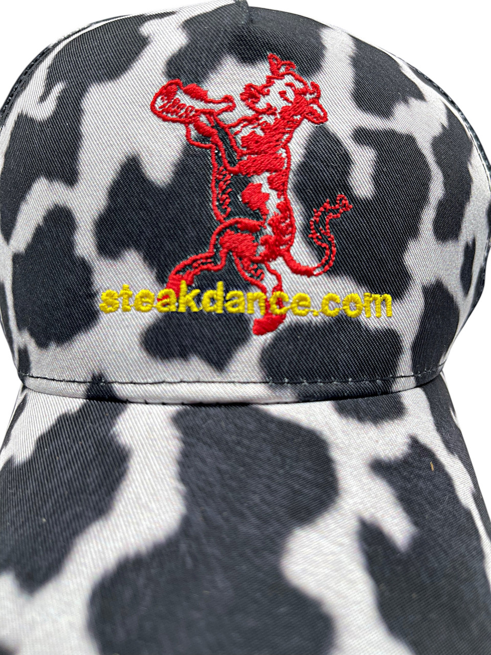 NEW-The Steak Dance How Now Black Cow Hat