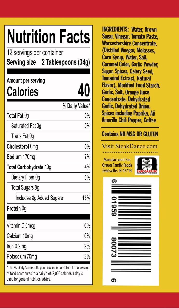 NEW Augie & Albert's Roadhouse All Purpose Table Sauce