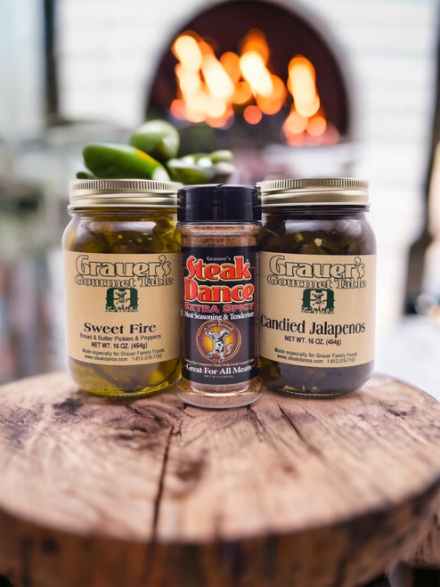 Extra Spicy Pickles & Peppers  Combo