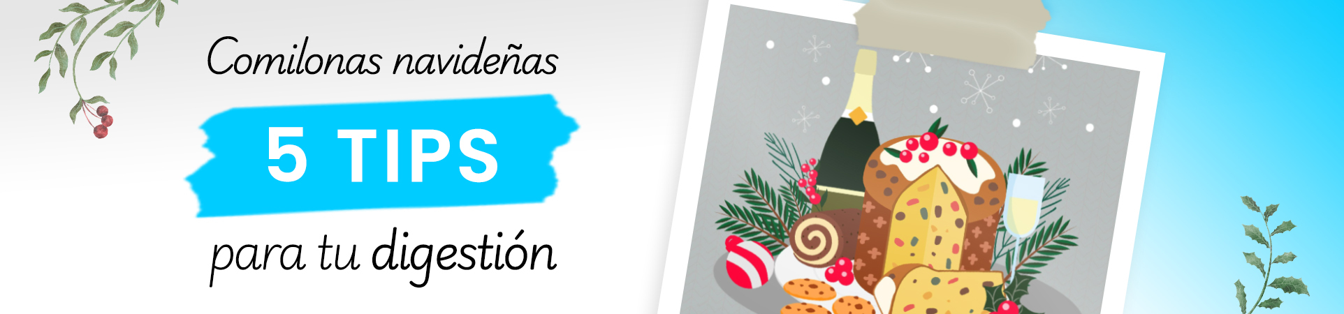 ¡5 tips para cuidar tu digestión en estas fiestas!