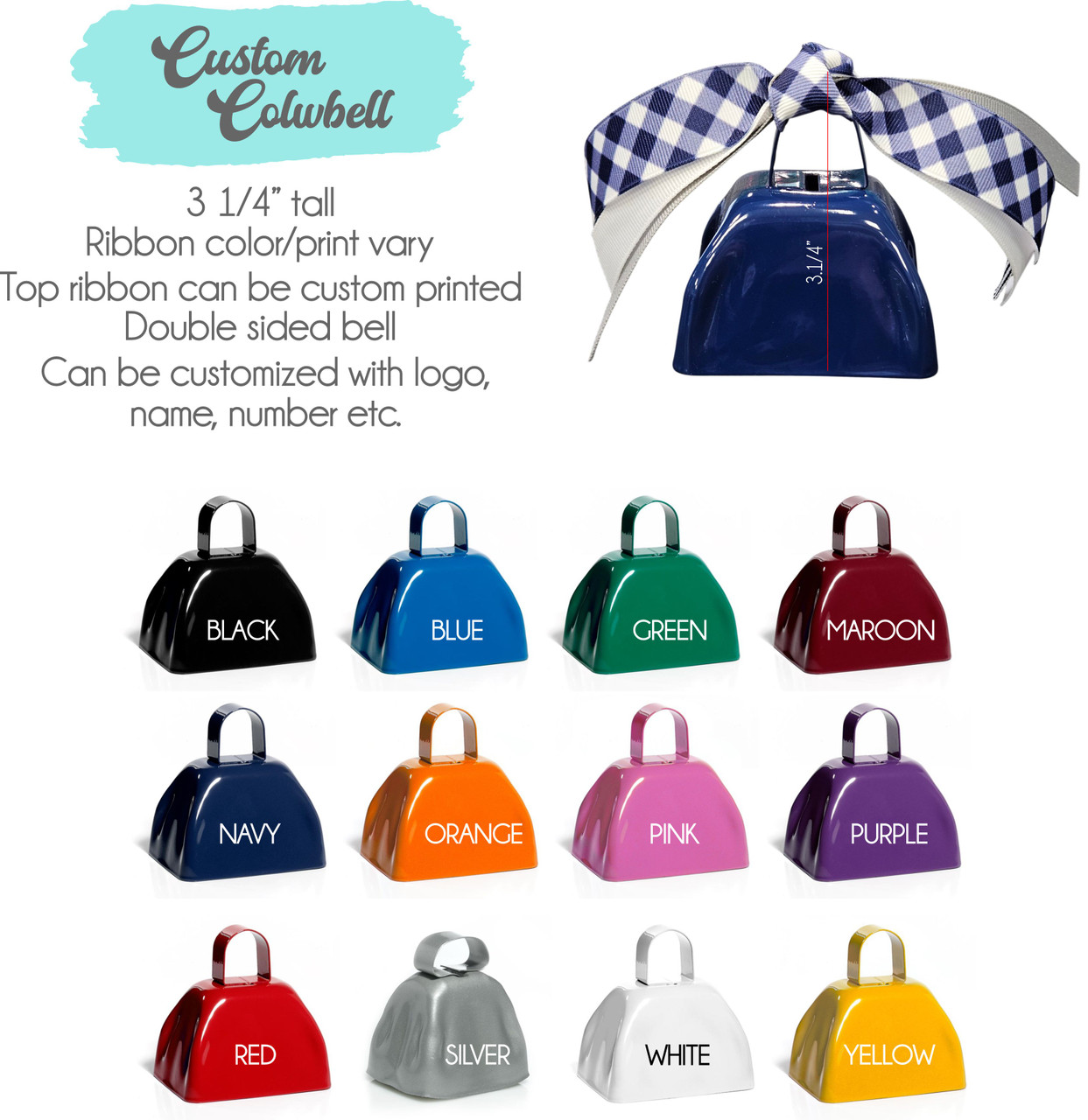 Cowbell Variations Big Blue Band Cowbell