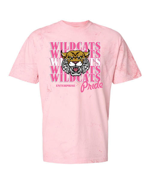 Pink Wildcat Pride Colorblast T Shirt