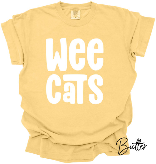 Weecats Chunky Retro Comfort Colors T Shirt - Youth & Adult Sizes