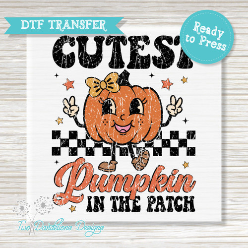 Cutest Pupkin DTF TRANSFER