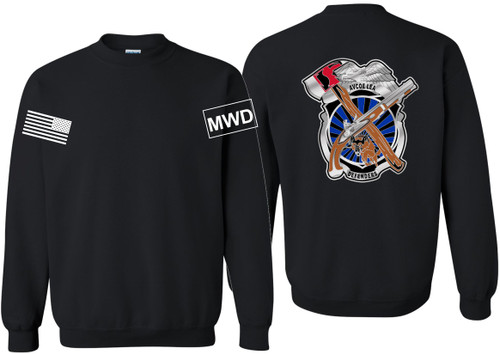 AVCOE Black Crewneck SS