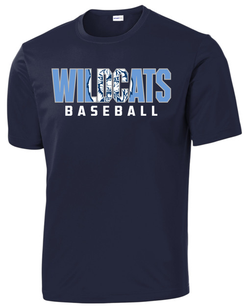 Wildcats Baseball Sport Tek T Shirt