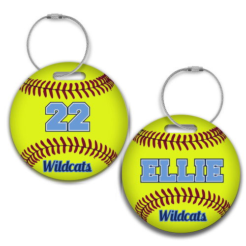 Wildcats Softball Bag Tag