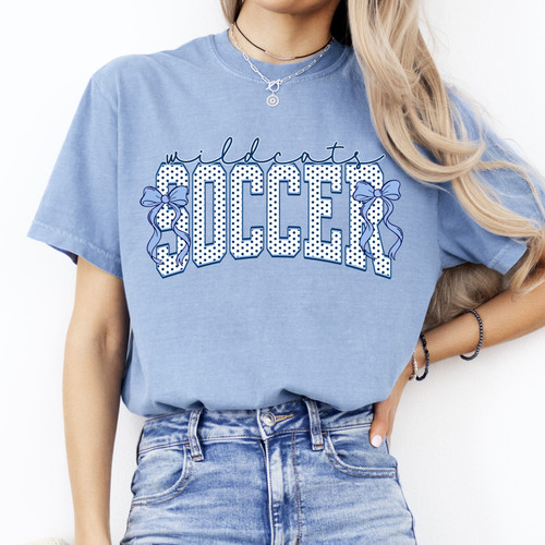 Wildcat Soccer Polka Dot T-Shirt